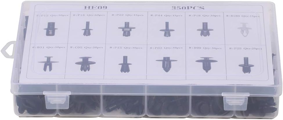 FEIPARTS 1000Pcs Bumper Retainer Clips Car Fasteners Push Type Retainer Kits fit for Most Vehicles