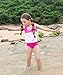 Zerlar Kids Float Suit Girls Swim Vest Toddlers Floatation Swimsuits with Adjustable Buoyancy Baby Swimsuit Float with Arm Floaties - Learn to Swim for Children 1-10 Years