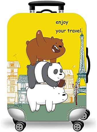 Cute Animals Printed Luggage Protective Cover Travel Accessories Stretchy Suitcases Protector Cover (Style 6, XL)