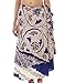 Wrap Around Skirt Wholesale lot of 5 Pcs Printed Reversible Two Layer By Rajrang,Multi Color,Long