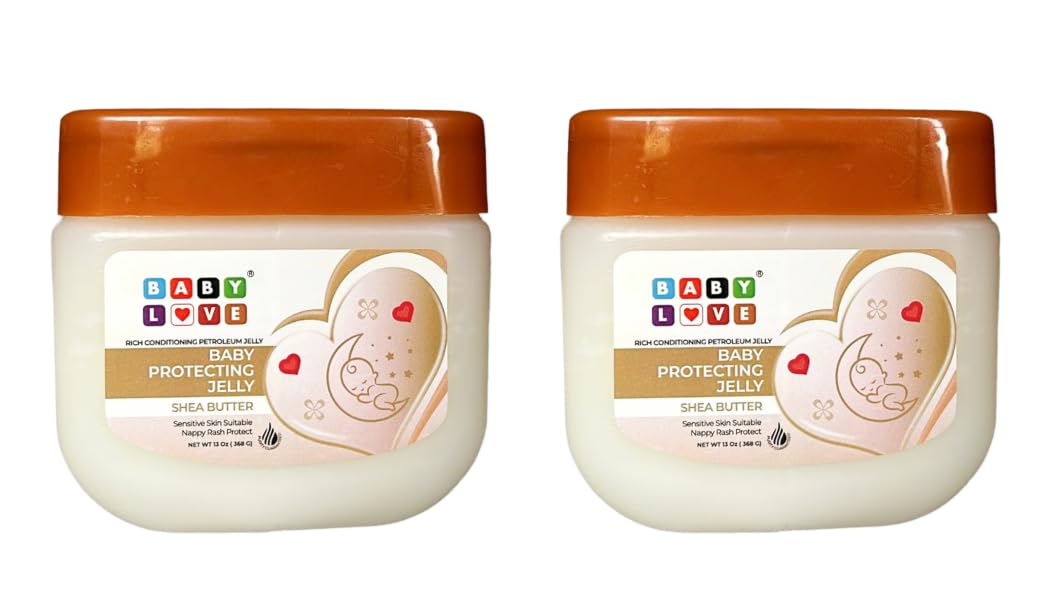 Baby Love Nursery 100% Pure Petroleum Jelly with Shea Butter 2 x 368g