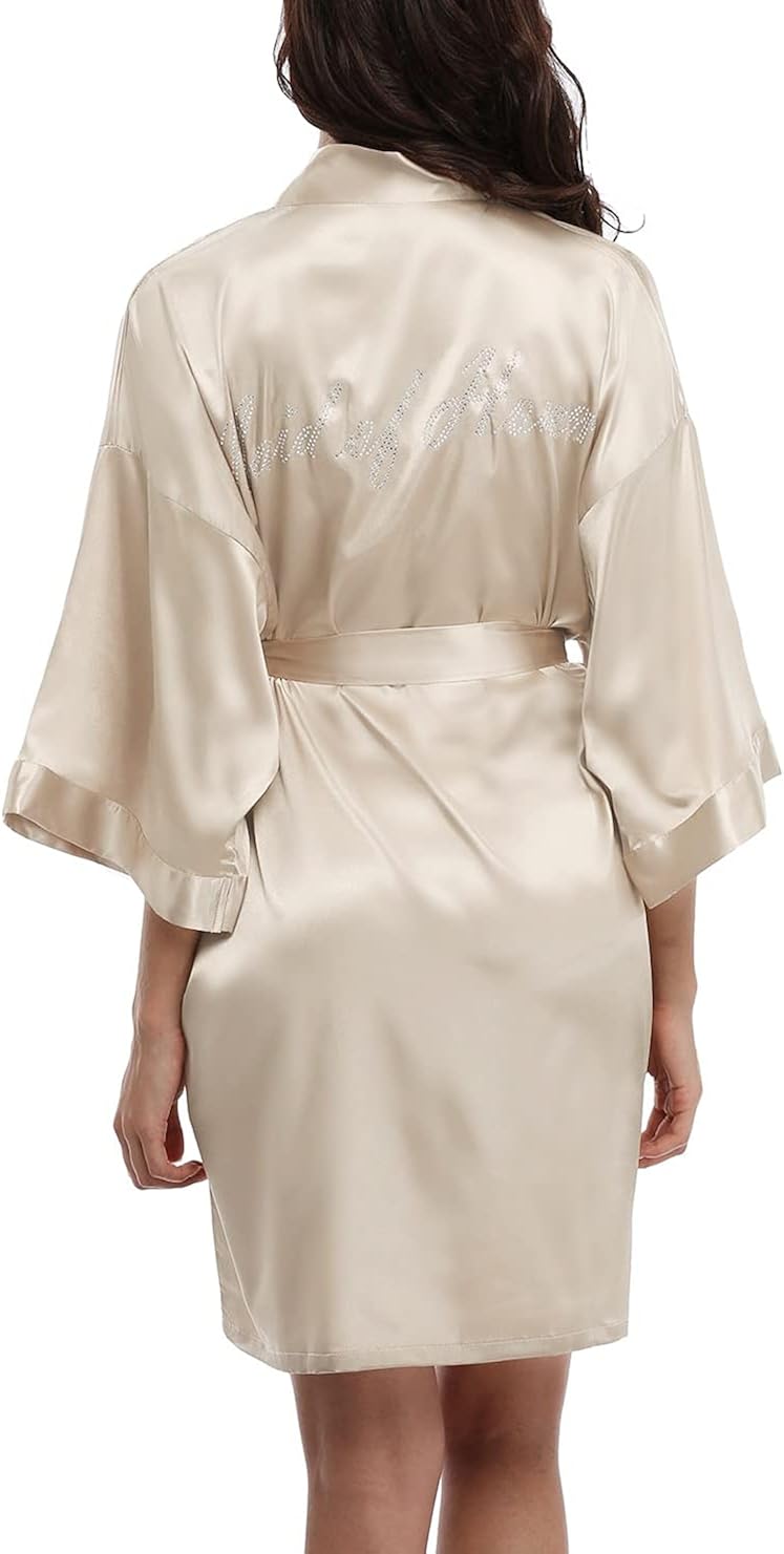 bademantel braut und brautjungfern