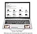 icolor Laptop Skin Sticker Decal 12 13 13.3 14 15 15.4 15.6 inch Personalized Universal Notebook Vinyl Skin Stickers Cover Art Decal Computer Protector (Moon & Wolf)
