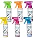 HearthSong Set of Six Spray Liquid Chalks for Sidewalk Drawing-Includes Purple, Green, Pink, Orange, Yellow, Blue