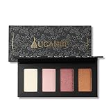 4 Color Highlighter Makeup Palette Illuminating Bronzers Contour Powder Kit (# 1)