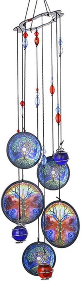 FSYX Wind chimes Outdoor Decorative 18-inch Metal Memorial Wind Chimes For Garden Home Yard Decoration Type 3