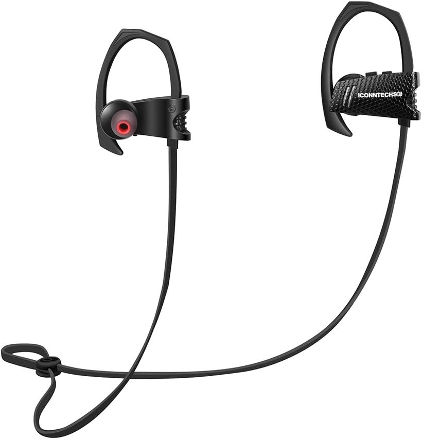 Bluetooth Earbuds, Latest CSR 4.1 Wireless Technology, Stereo Sound, Built-In Microphone, and IPX4 Water-Resistant Headphones for Active Lifestyles by ICONNTECHS IT