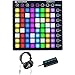 Novation Launchpad MK2 Ableton Live Grid Controller with Headphones and 4 Port 3.0 USB HUB