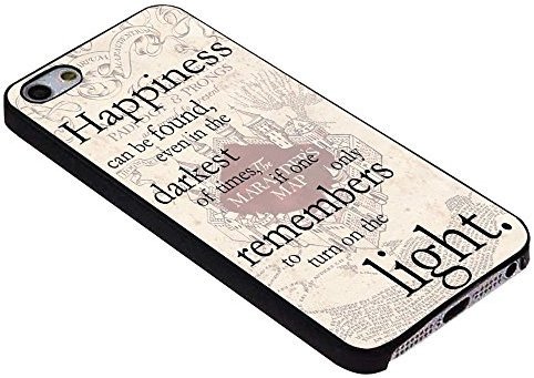 VenKa Store iPhone 7 7s Back Phone Case Cover OF Harry Potter Happiness Quote