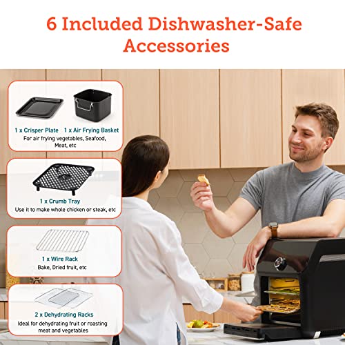 COSORI Air Fryer Toaster Oven Combo, 10 Qt Family Size 14in1