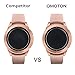 OMOTON [4 Pack] for Samsung Galaxy Watch 3 41mm Screen Protector, Tempered Glass Screen Protector Compatible with Samsung Galaxy 3 41mm 2020/ Galaxy Watch 42mm/ Gear S2/ Gear Sport