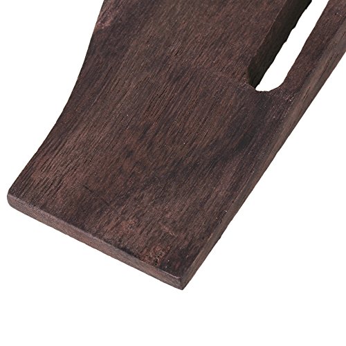 BQLZR 160mm x 43mm x 8.5mm Rosewood Guitar Bridge Replacement for 12 String Folk Acoustic Guitar