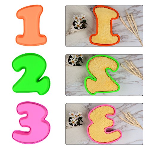 Silicone Baking Number Cake Mold Baking Molds for Birthday