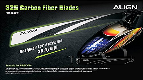 ALIGN HD320E 325 Carbon Fiber Blades ALIGN HD320E 325 Carbon Fiber Blades