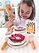 Hape Pancake Breakfast with Strawberries and Syrup Wooden Play Kitchen Food Set and Accessories