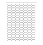White Rectangular Labels + Bonus Color Labels - Value Pack - White Coding Labels Produce Excellent Results with Standard Laser Printer-Template Included! 1138 Pack