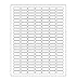 White Rectangular Labels + Bonus Color Labels - Value Pack - White Coding Labels Produce Excellent Results with Standard Laser Printer-Template Included! 1138 Pack primary