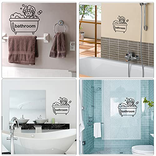 Buy MEFOSS Funny Toilet Bathroom Sign Decals Stickers Mr and Mrs Ladies ...