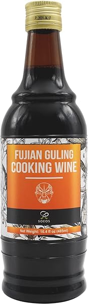 SOEOS CHINESE COOKING WINE, RICE WINE, 16.4OZ(485ML), SHAOXING...
