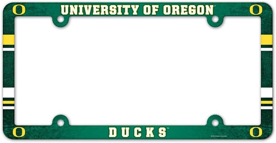NCAA License Plate with Full Color Frame