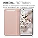 kwmobile Practical and chic FLIP COVER protective shell for ZTE Axon 7 Mini in rose gold