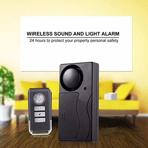 GuDoQi Wireless Anti-Theft Vibration Remote Control Alarm Anti-Theft Security Door Window Car Motorcycle Alarm