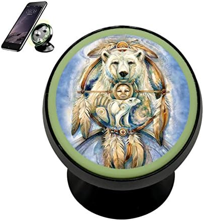 Spirit Bear Magnetic Phone Car Mount Holder Universal 360 Rotation Stand Metal Mobile Phone