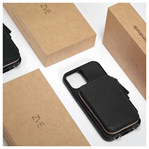 ZVE iPhone 12 Pro Max Magsafe Wallet Case Crossbody, Wireless