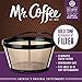 Mr. Coffee Basket-Style Gold Tone Permanent Filter -
