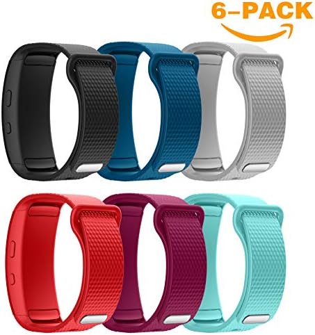 Yayuu Compatible Samsung Gear Fit 2 Pro/Fit 2 Watch Strap Band, Replacement Accessory Watch Bands Silicone Wristband Straps for Gear Fit 2 Pro SM-R365/Gear Fit 2 SM-R360 Smart Watch