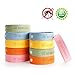 Fukkie Mosquito Repellent Bracelet, 10 pcs Insect and Bug Repellent Bands with 100% Plant Based Oil and Natural Repellent Scent, Adjustable, Deet Free and Non-Toxic, Bite Protection for Kids, Adults