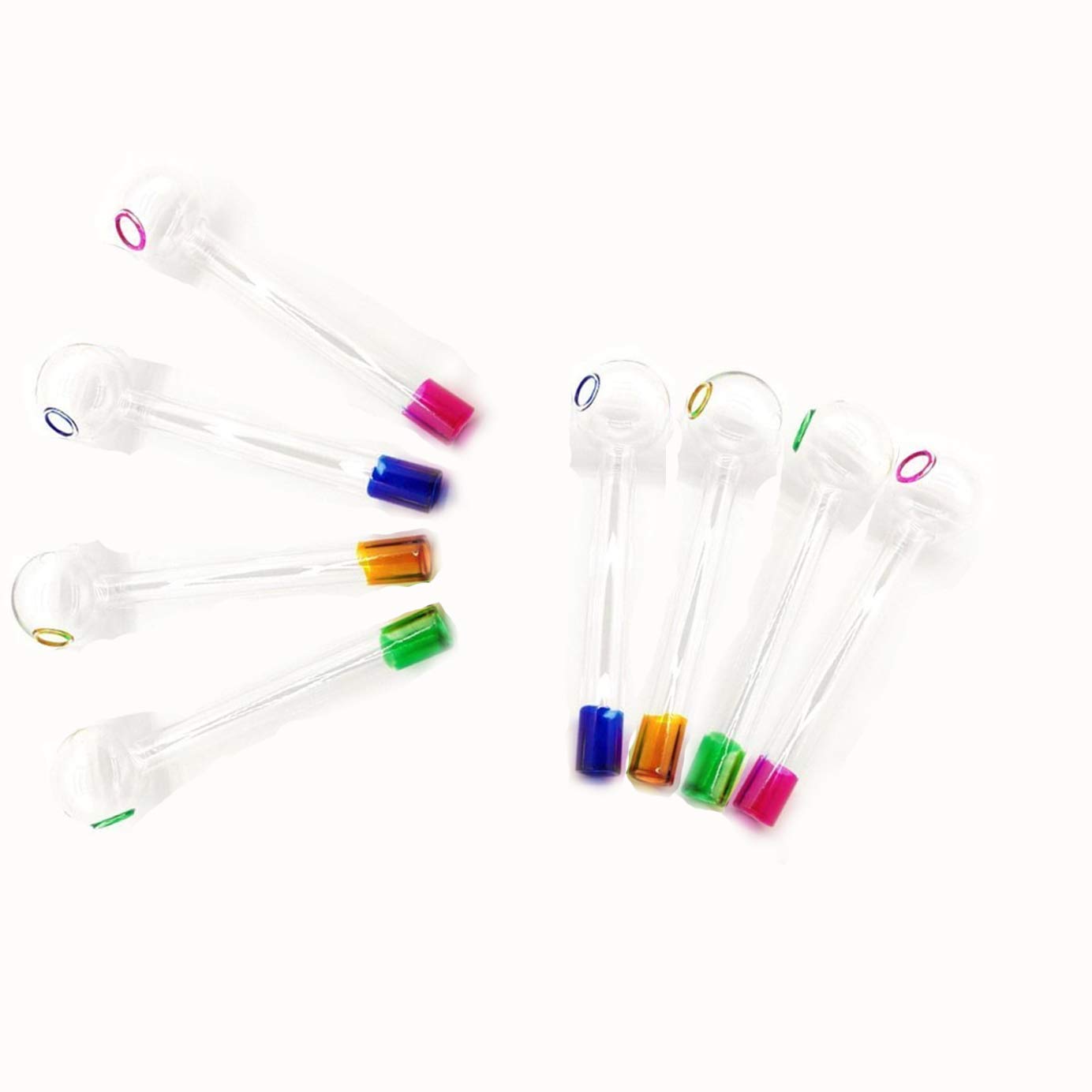 Angashion Thick Oil Lamp Handmade Burner Rod (8Pcs/Colourful)