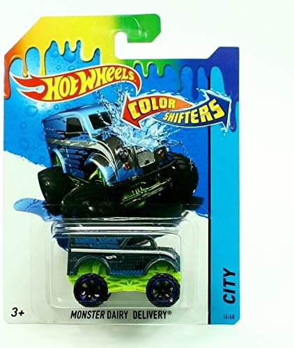 MONSTER DAIRY DELIVERY * COLOR SHIFTERS * 2015 Hot Wheels City Series 1:64 Scale Vehicle
