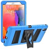 i-Blason Samsung Galaxy Tab Pro 8.4 Case - Armorbox Dual Layer Hybrid Full-body Protective Cover with Kickstand and Impact Resistant Bumpers (Samsung Galaxy Tab Pro 8.4, Black/Blue)