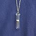 Daisy Natural Ivory Real Flowers Transparent Glass Bottle Pendant 18k Gold Plated Chain Necklace for Women Handmade