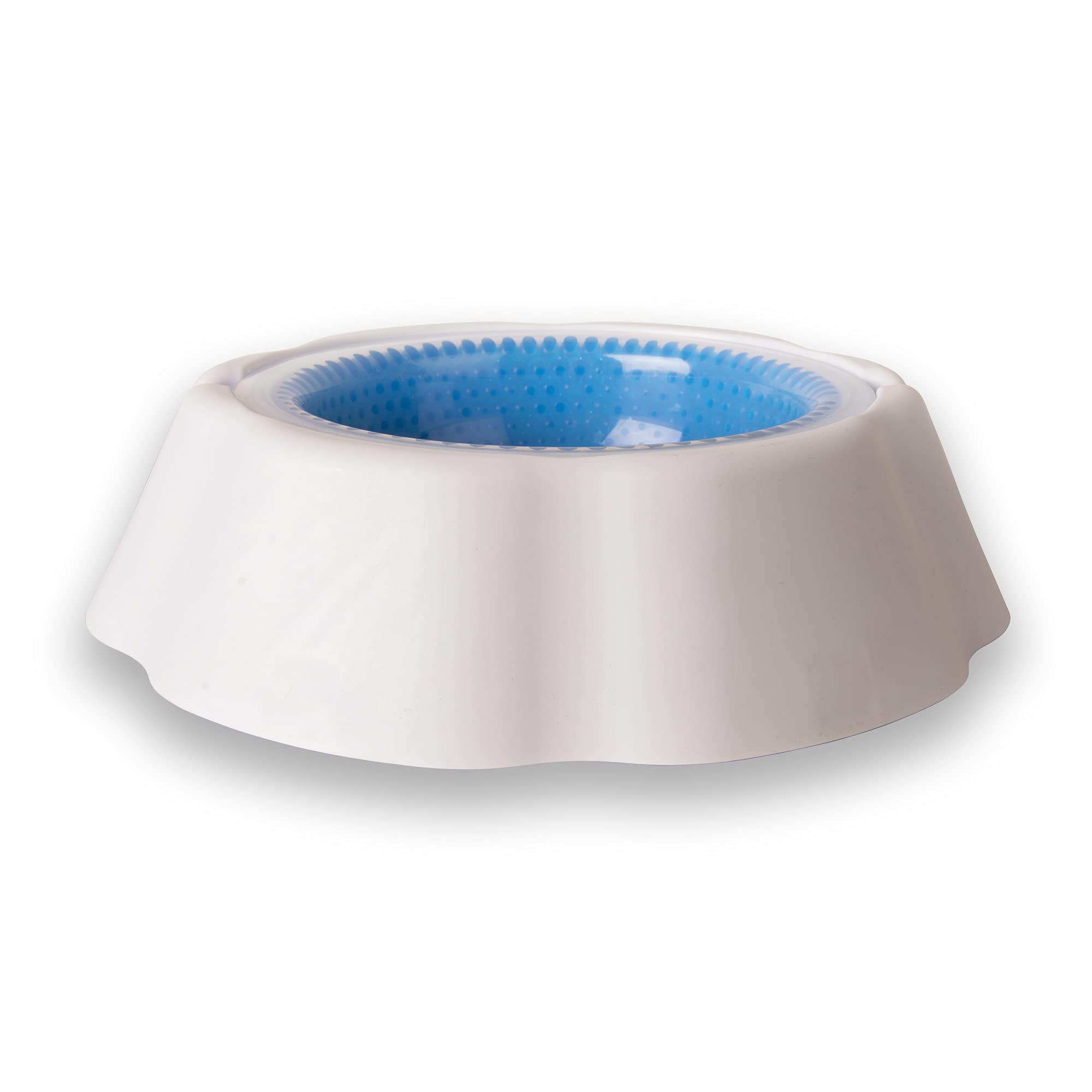 PawPride Pet Cooling Bowl for Dogs, Puppies, Cats and Kittens, comes with removable insert to freeze, holds 470ml of water and keeps your dog water fresh and cool for hours!