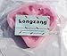 Longzang Flowers Silicone Fondant Sugar Craft Mold, Small, Pink