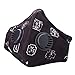 HUISEN Anti Pollution Smoke Face Mask N95 Dust Mask Cotton Respirator Muffle Washable with Adjustable Straps PM 2.5 for Allergy/Asthma/Travel/Cycling
