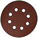 Bosch SR5R122 25-Piece 120 Grit 5 In. 8 Hole Hook-And-Loop Sanding Discs