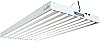 Agrobrite FLT48 T5 Fluorescent Grow Light System, 4 Foot, 8 Tube