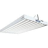 Agrobrite FLT48 T5 Fluorescent Grow Light System, 4 Foot, 8 Tube