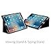 CaseCrown iPad Pro 12.9 Case, [Corner Protection] Bold Standby Pro (Black) w/Apple Pencil Holder, Sleep/Wake, Hand Grip, Multi-Angle Viewing Stand