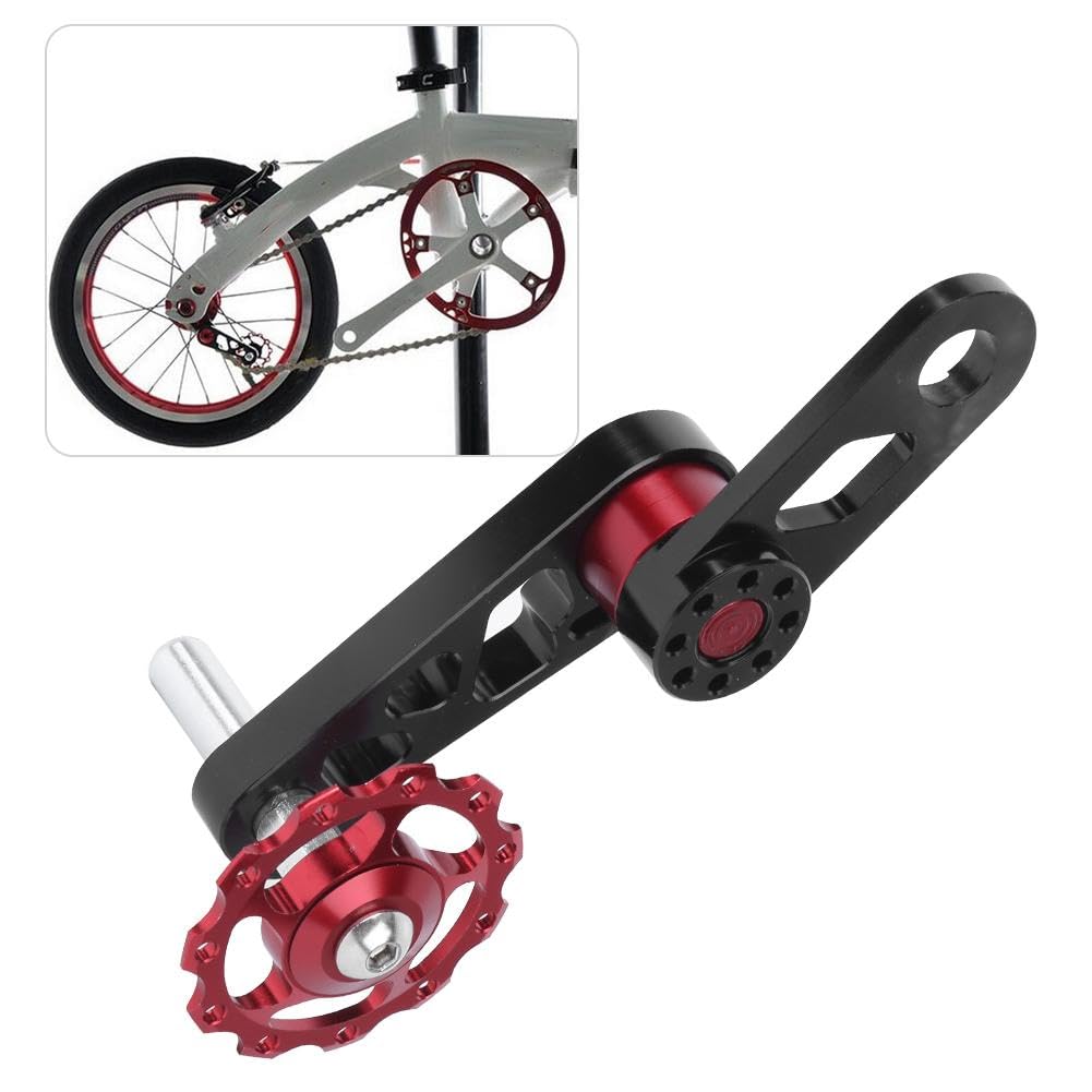 Nikou Rear Chain Guide-Exquisite workmanship and durable aluminum alloy Bike Chain Guide Chain Tensioner suitable for single-speed folding bicycles