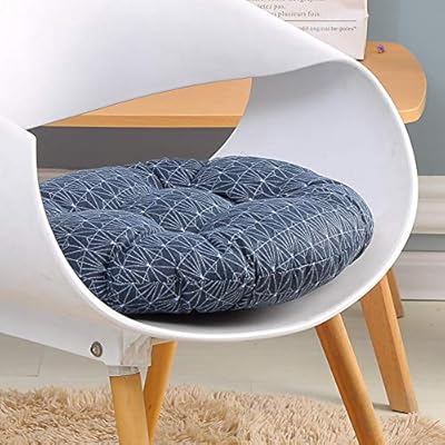 Round Patio Seat Cushion Linen Thickened Bohemia Soft Floor