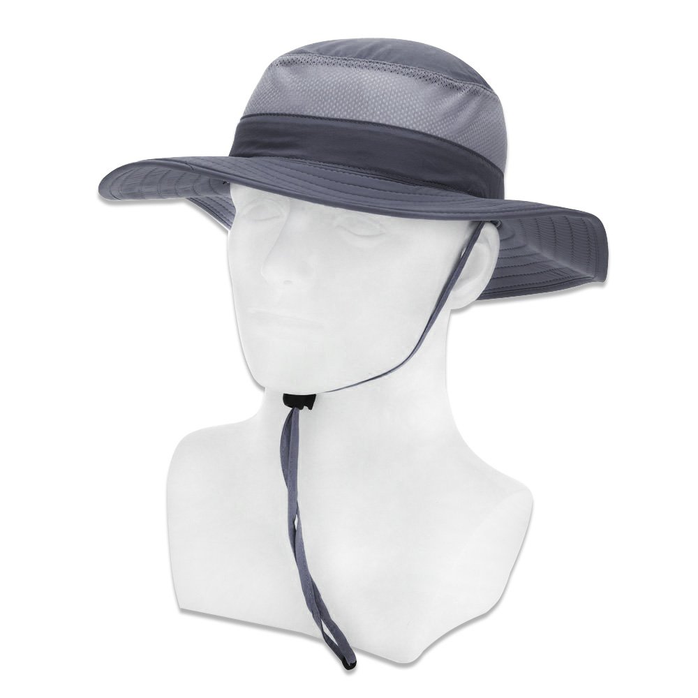 Fishing Cap Outdoor 360° Sun Protection Hat UV Protection Detachable Wide Brim With Neck Flap Unisex For Hiking Camping Climbing