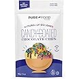 Pure Food By Estee Natural Rainbow Candy Coated Chocolate Chips, 5oz | Cosmic Brownie Sprinkles | Vegan Chocolate | Natural Rainbow Chips Sprinkles | Mini Colored Chocolate Chips for Baking | Soy Free, Gluten Free, Dairy Free, Nut Free