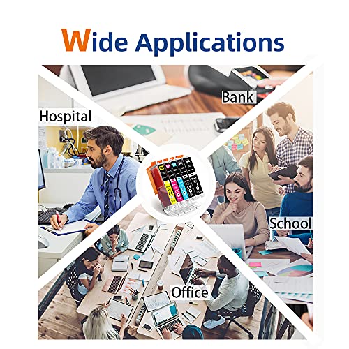 Jhaan 580 581 XXL Druckerpatronen Ersatz für Canon PGI-580XXL CLI-581XXL Kompatibel für Canon Pixma TR8550 TS6150 TS6250 TS8250 TS8150 TR7550 TS9550 TS6151 TS9155 TR8500 TS8251 TS705