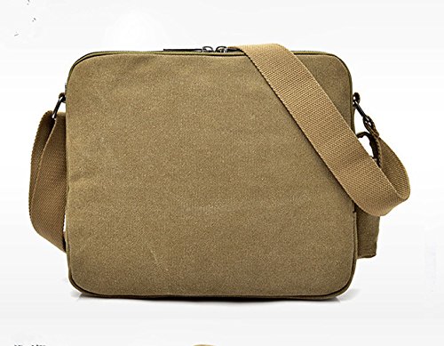 Urmiss Vintage Multifunction Canvas Shoulder Bag Business Messenger Bag iPad Bag Work Field Bag