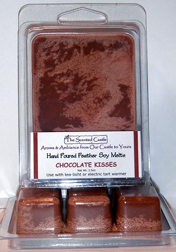 2 Pack Scented Soy Wax Melts - Chocolate Kisses by The Scented Castle