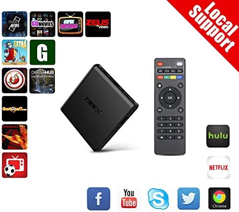 INL Android TV Box ,Free Internet Streaming with more than 1000 free channels (T95X TV Box)